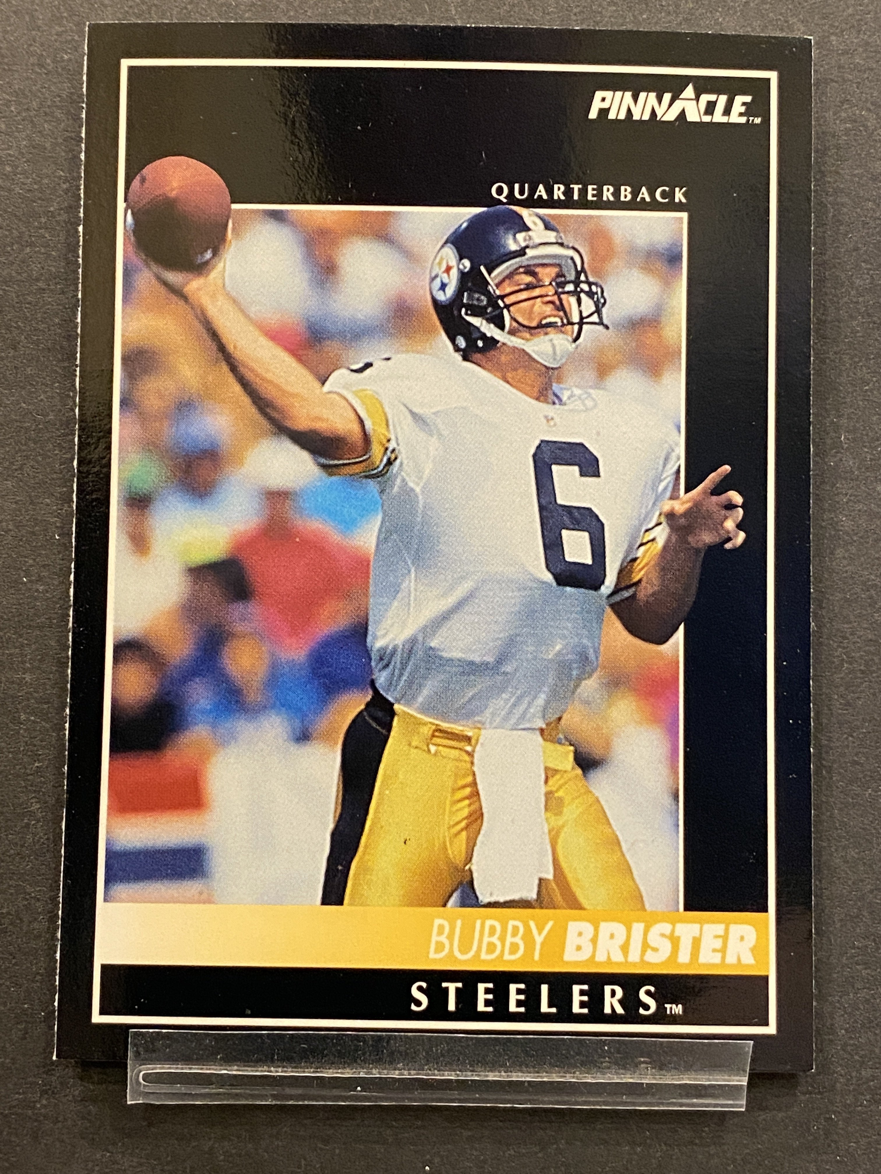 Bubby Brister Pinnacle Football Card