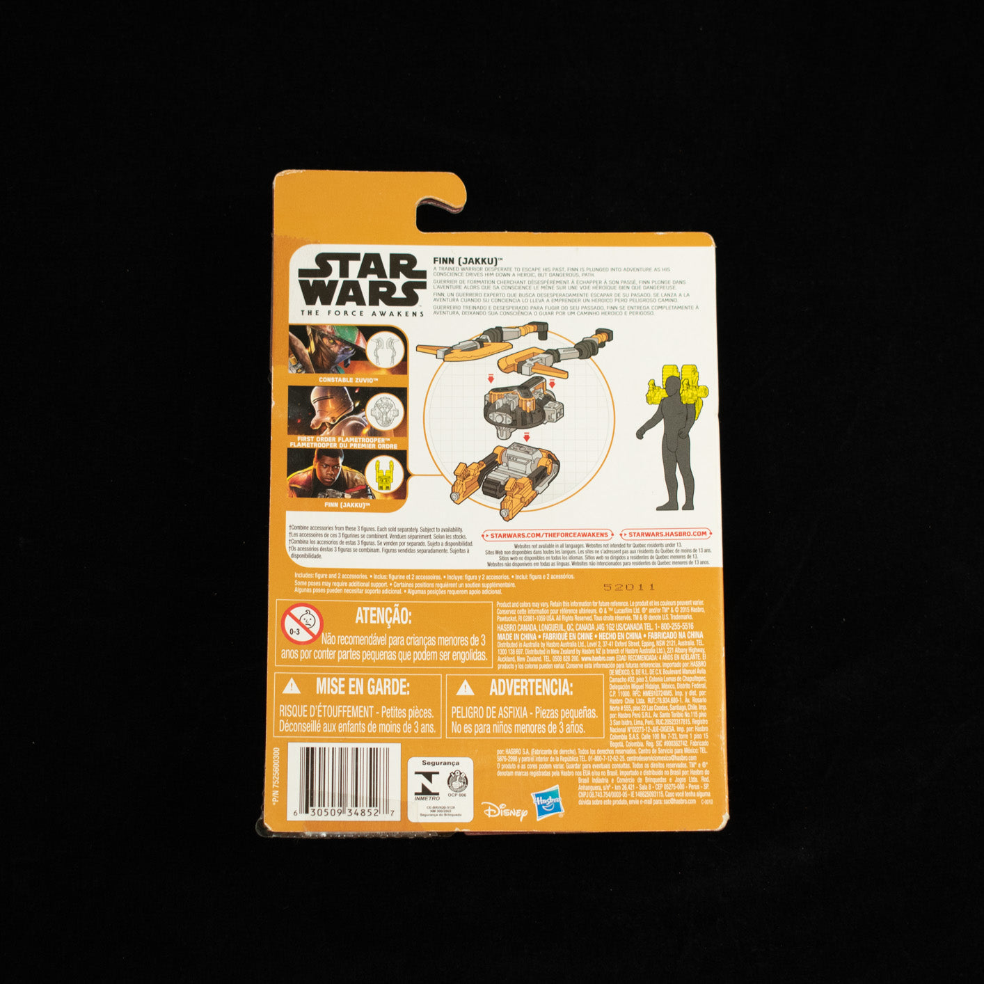 Star Wars The Force Awakens Finn Jakku 2015 Hasbro Disney