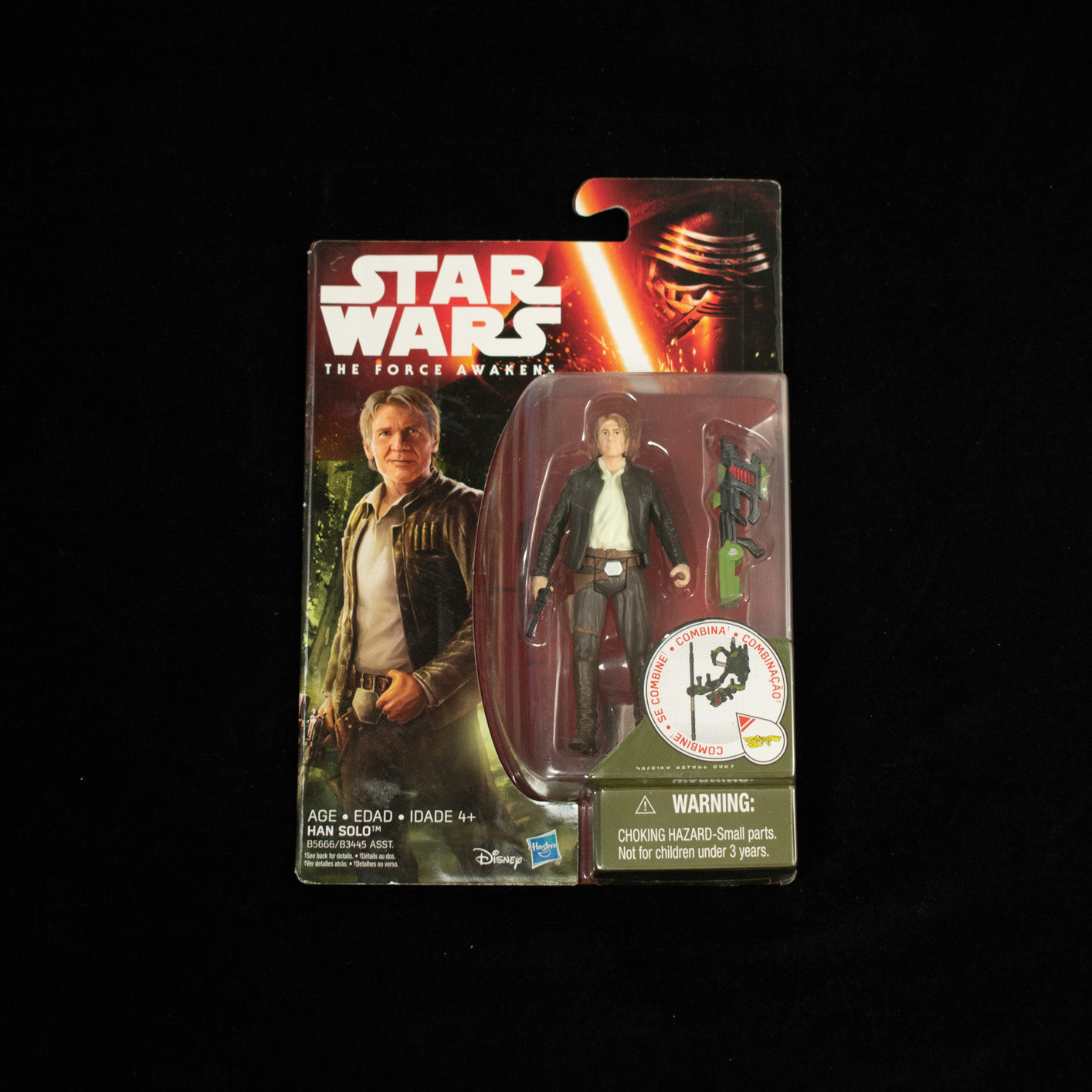 Star Wars The Force Awakens Han Solo 2015 Disney Hasbro