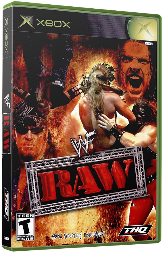 WWF RAW Used Microsoft XBOX Original Video Game