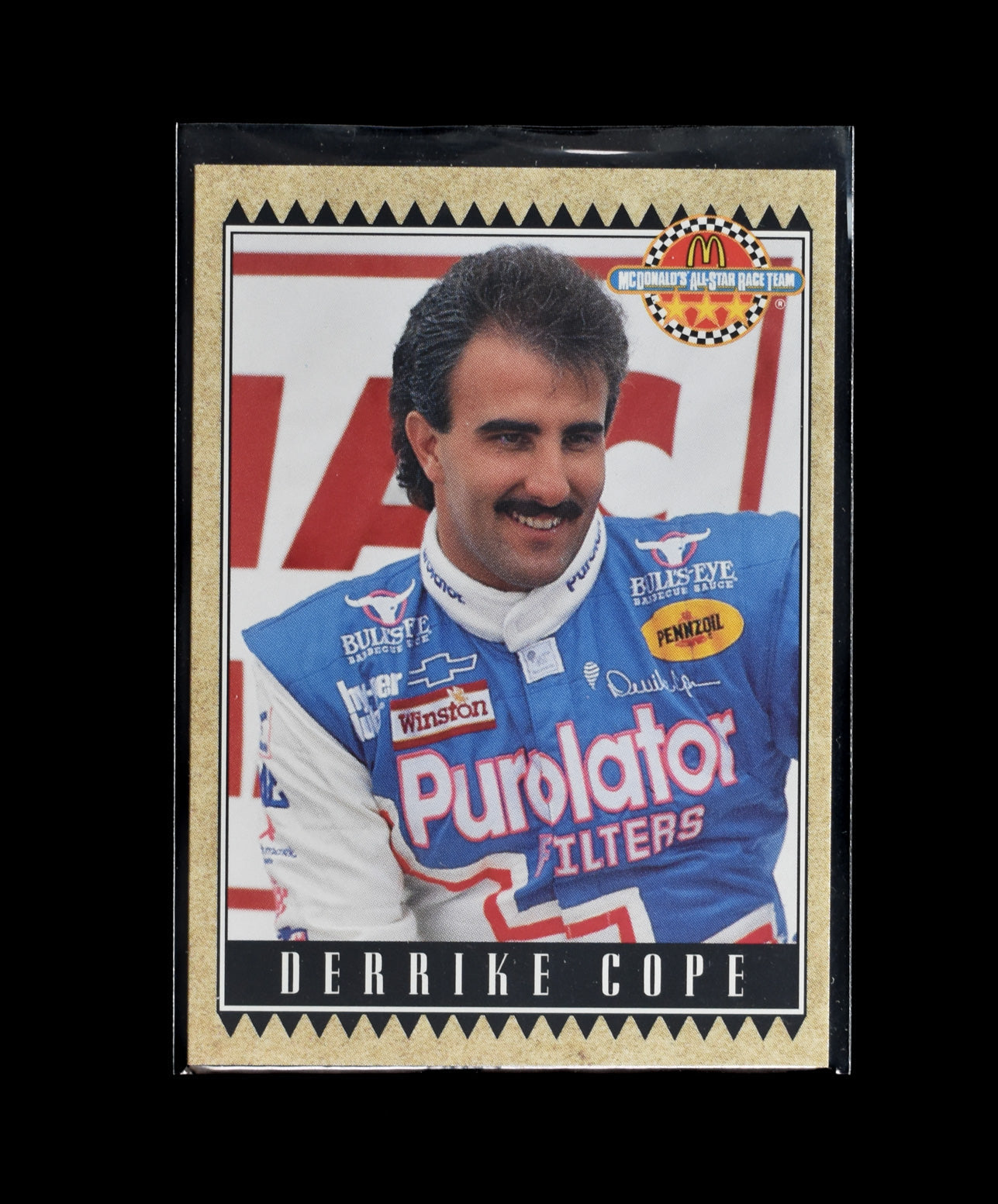 1992 Maxx Racing McDonalds All Star Race Team Card Derrike Cope 33