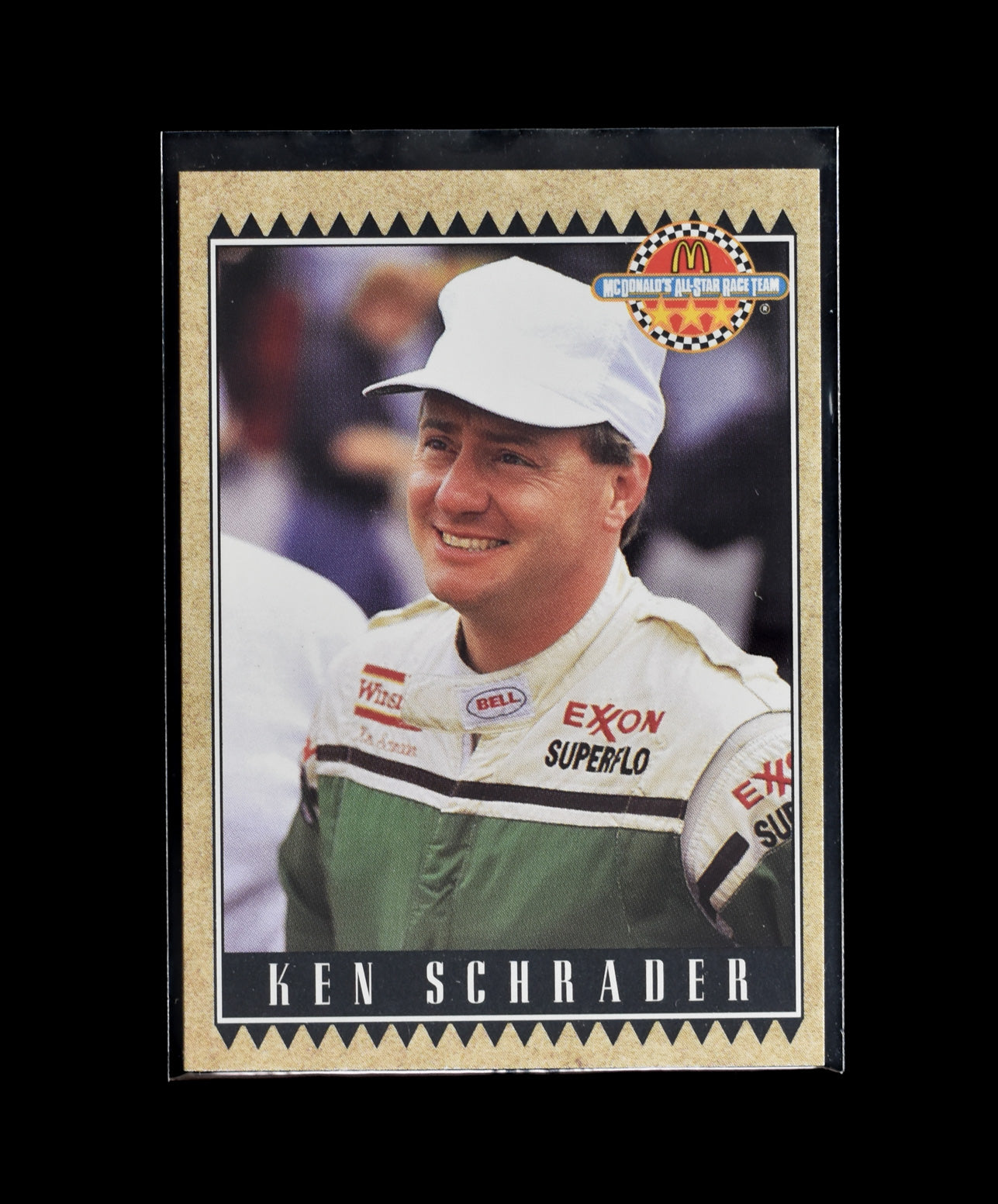 Ken Schrader 17 1992 Maxx Racing McDonalds All Star Race Team Card