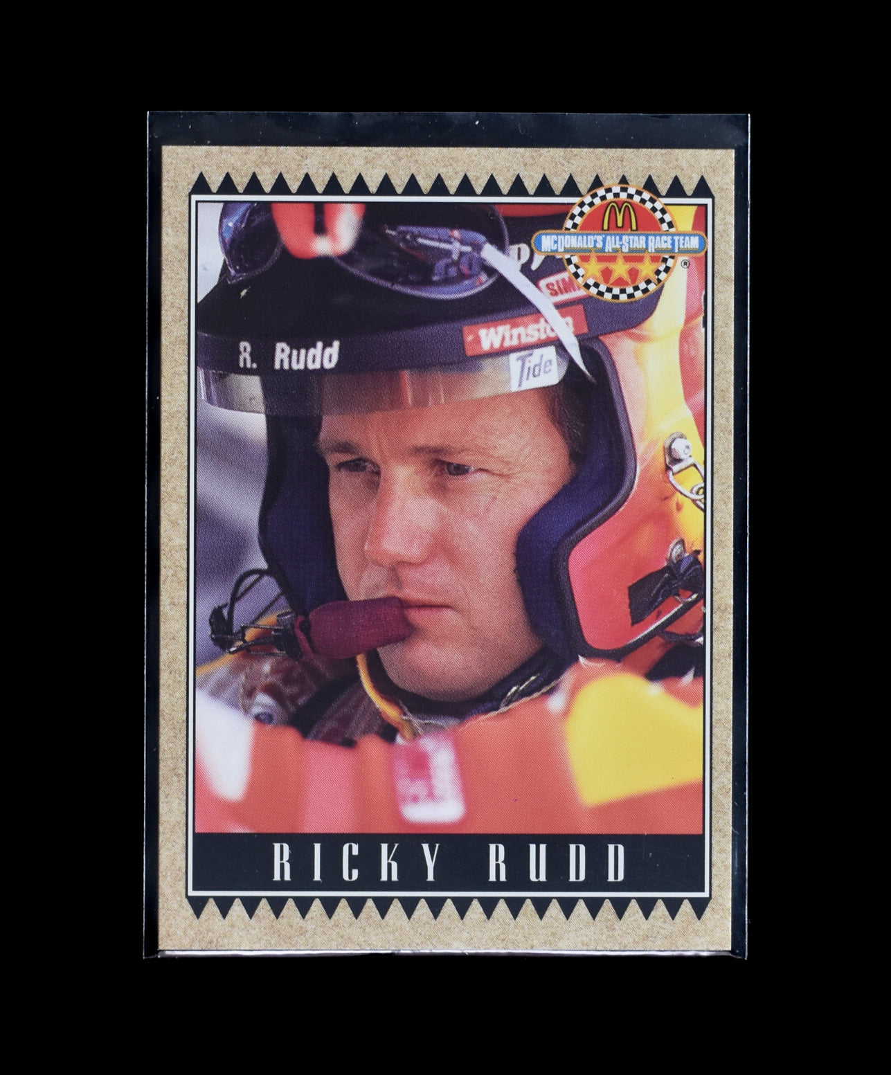 Ricky Rudd 11 1992 Maxx Racing McDonalds All Star Race Team Card