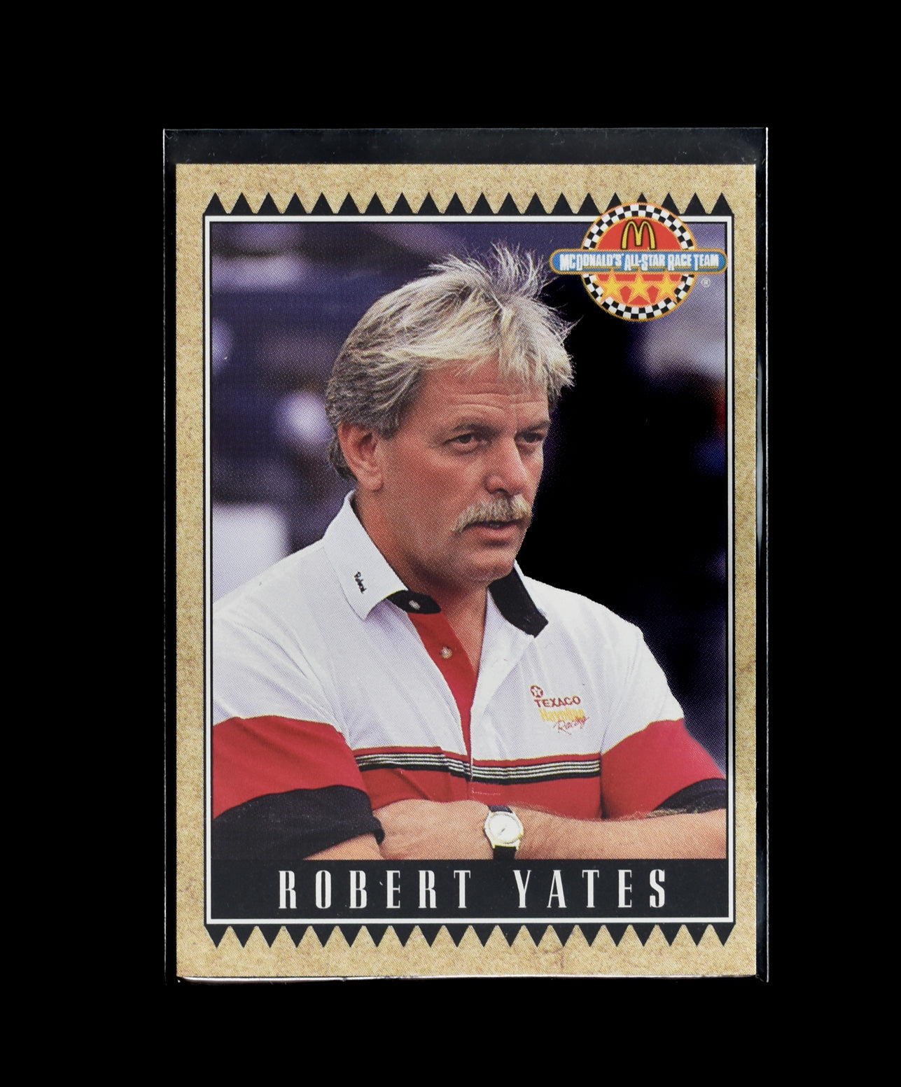 Robert Yates 6 1992 Maxx Racing McDonalds All Star Race Team Card