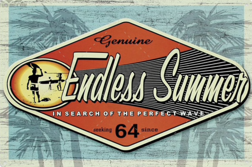 Metal Bar Sign Endless Summer 64