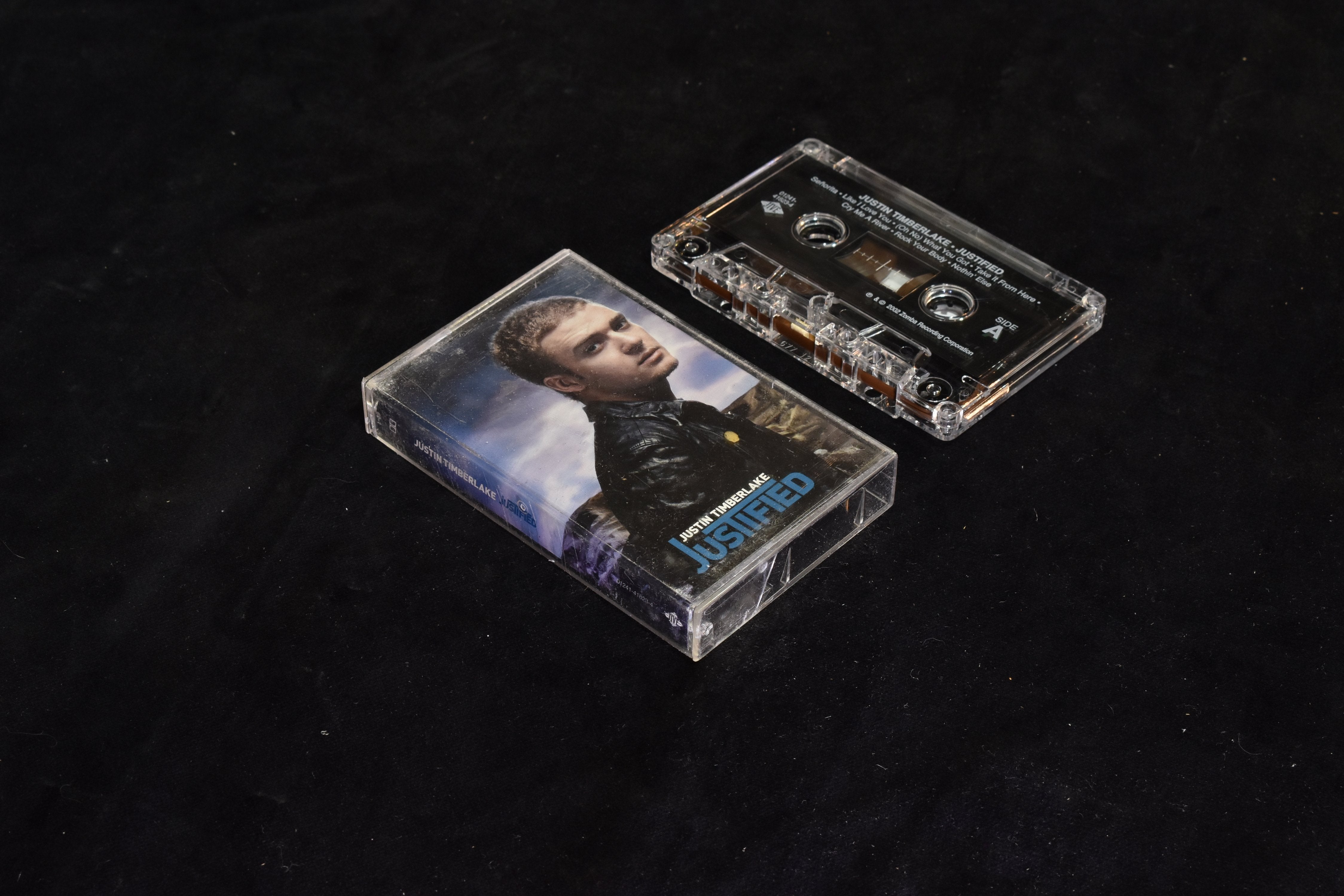 Justin Timberlake cassette tape used justified