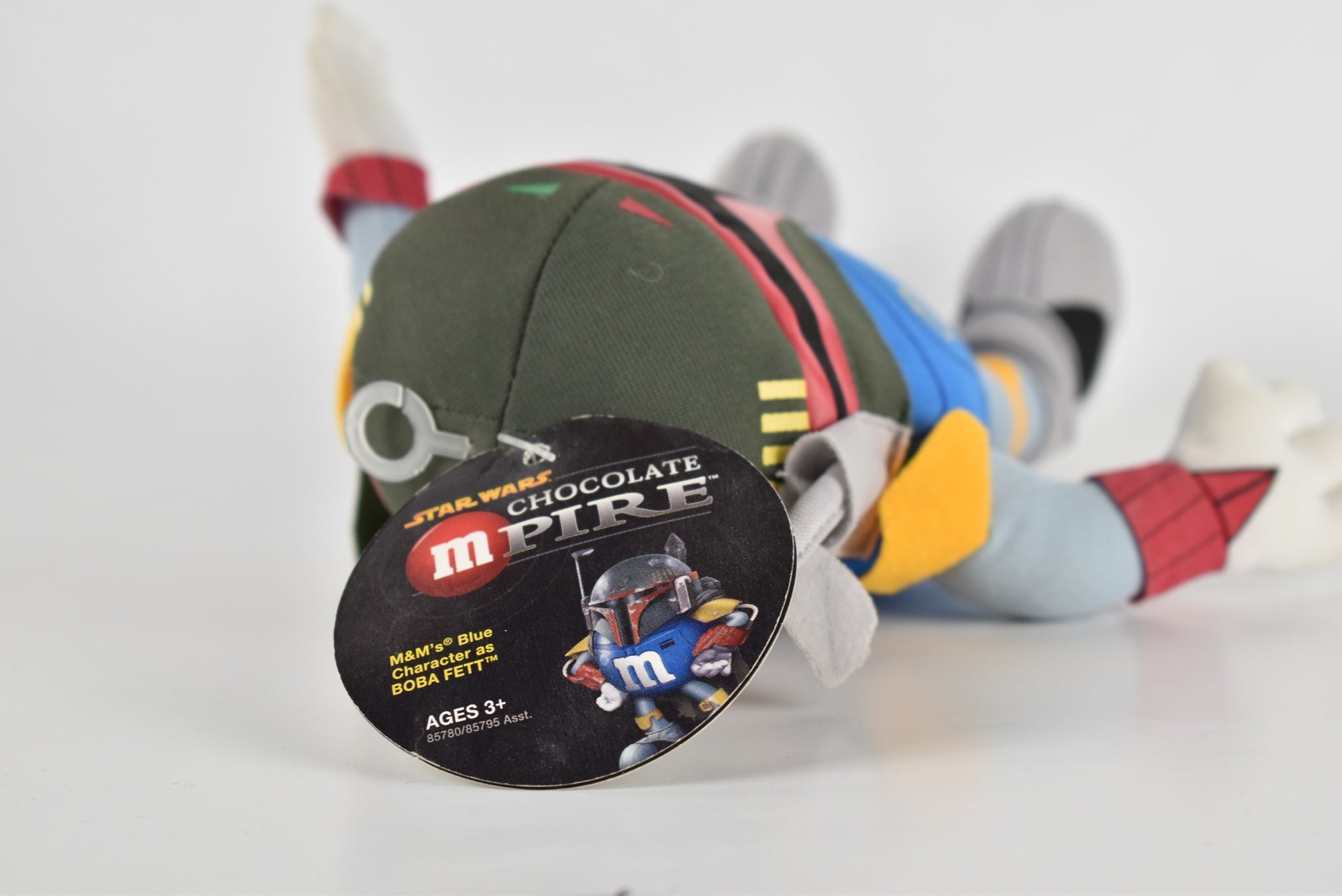 Star Wars Boba Fett M&M's Plush Blue M&M's Chocolate Mini Plush